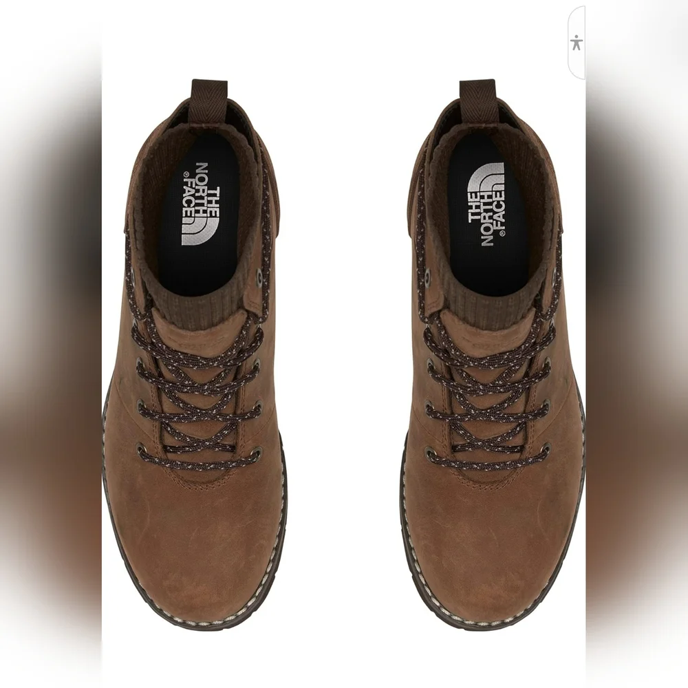 For Women The North Face Brown Lace Up Boots for Outdoor Adventures - Picture 2 of 15